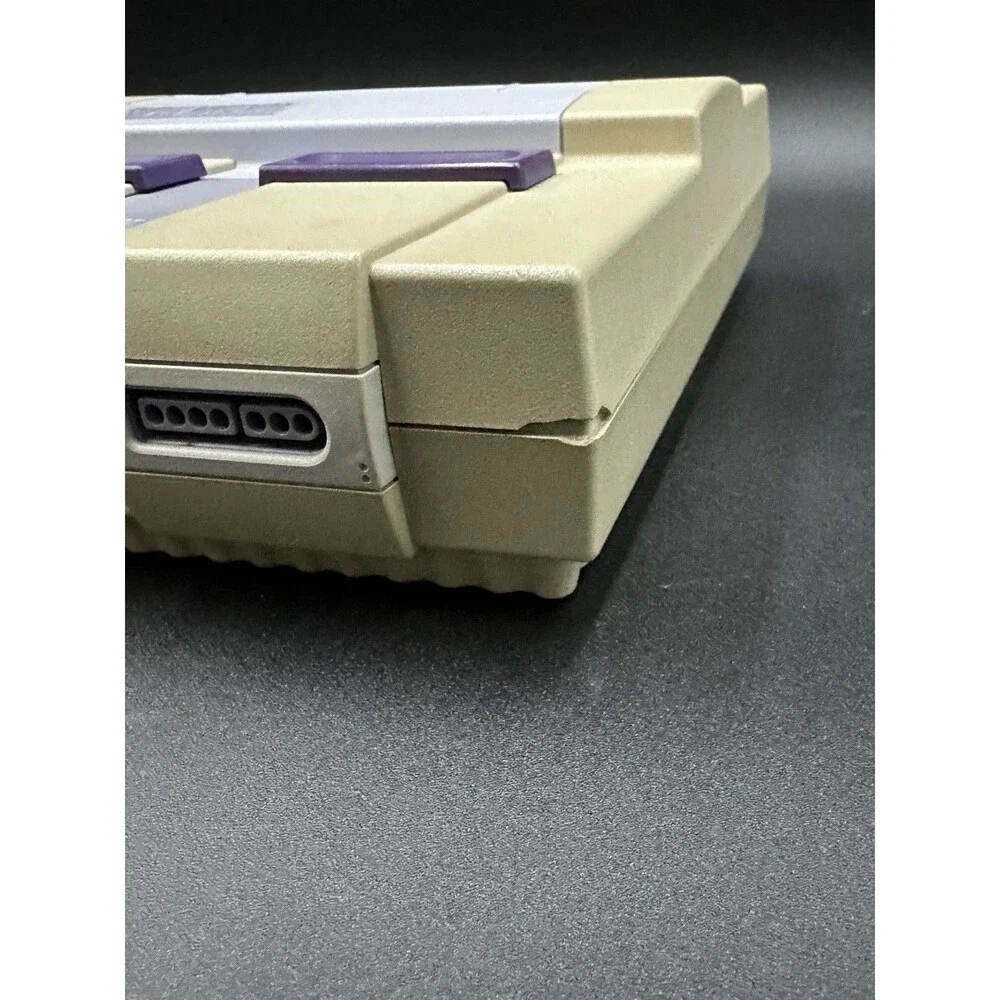 Nintendo SNES No. SNS-001 Console with OEM Controller/Cables, Super Mario World
